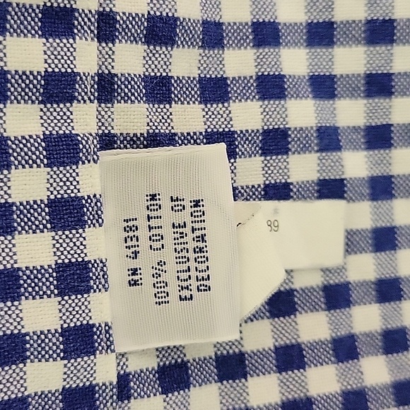 Ralph Lauren blue gingham button down XXL 100% cotton - Picture 5 of 5